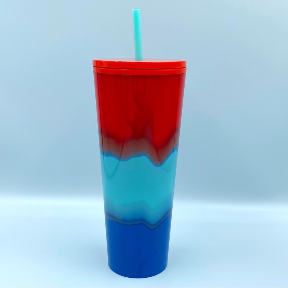 New Starbucks 2021 Summer Color Wave Trio Tumbler - Picture 3 of 7